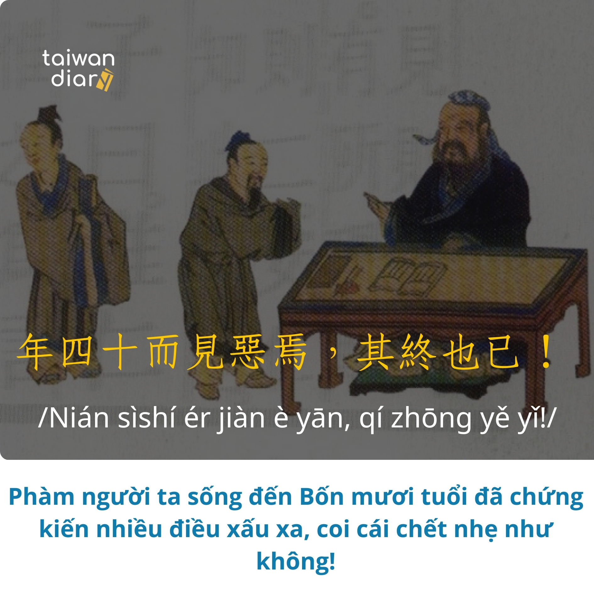 Câu nói tiếng Trung phồn thể chủ đề Khổng Tử