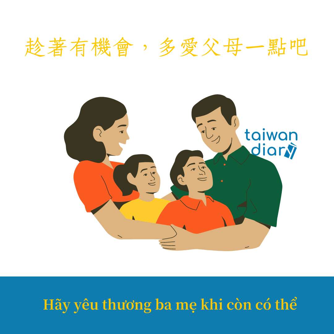 Câu nói tiếng Trung phồn thể chủ đề Gia đình